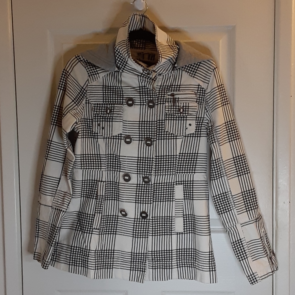 Hurley Double Button Zipper Hoodie Jacket